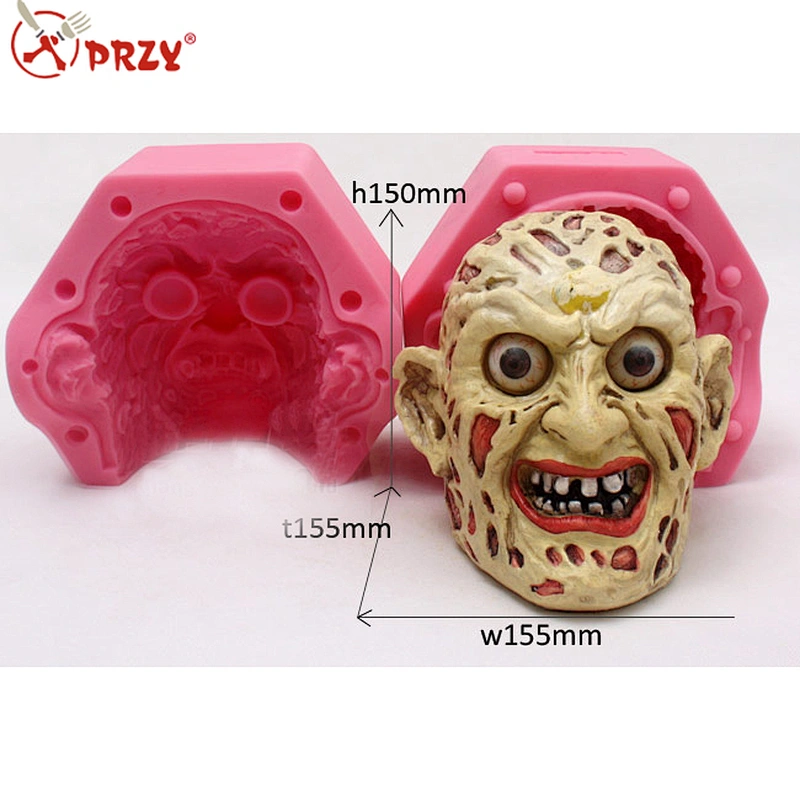 Halloween cake decoration mold skull silicone molds Skeleton Mousse cake mold