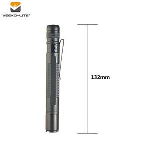 2018 New style Hot Selling Aluminium Mini 200 lumens 2AAA Battery Pen light torch LED Pen flashlight