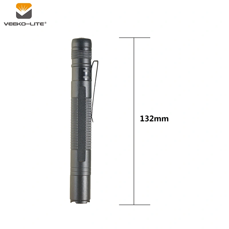 2018 New style Hot Selling Aluminium Mini 200 lumens 2AAA Battery Pen light torch LED Pen flashlight