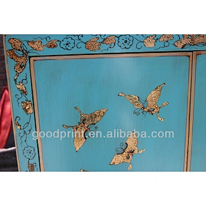 Chinese antique butterfly cabinet bedroom