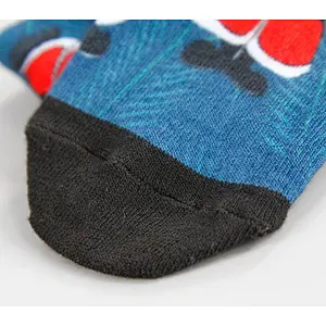 Polyester High Quality Customized Digital Printing Festival Celebrating Christmas Eve Theme MOQ Fashion Socks Woman