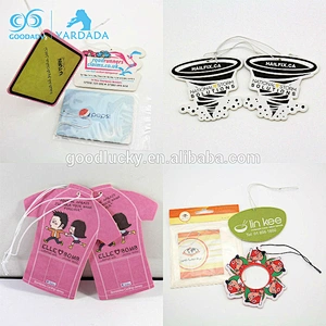 Customized paper cut any shape best car air freshener paper