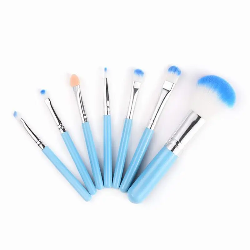 7pcs small professional makeup Brushes set for Foundation Concealer Lip Eyebrow Eyeline Eye shadow Cosmetics