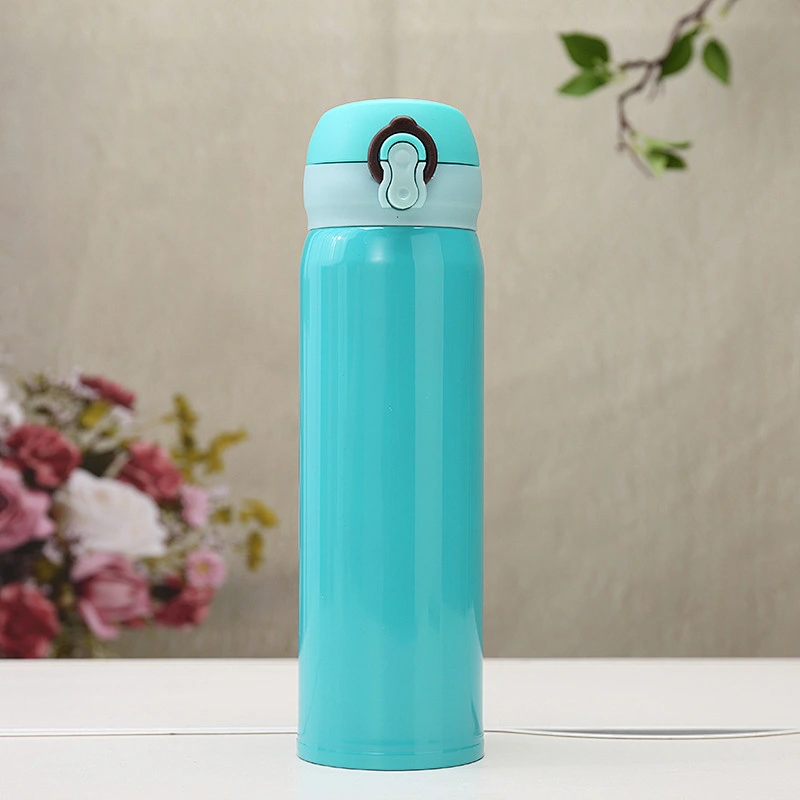 Promotional hot sale bounce cup candy color vacuum flask 500ml for student