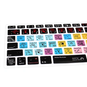 AI Functional shortcut keyboard cover Silicone Keyboard Protector For Mac Book Pro Laptop Computer for macbook pro skin 13 15