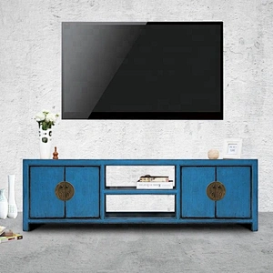 chinese solid wood lacquer tv console furniture