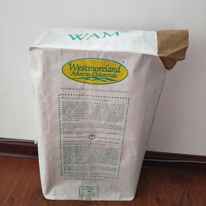 Industrial use kraft paper packaging bag/sacks for chemical,mortar,cement,tile adhesive20kg 25kg