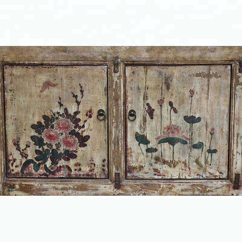 chinese antique rustic distressed lobby storage sideboard furniture