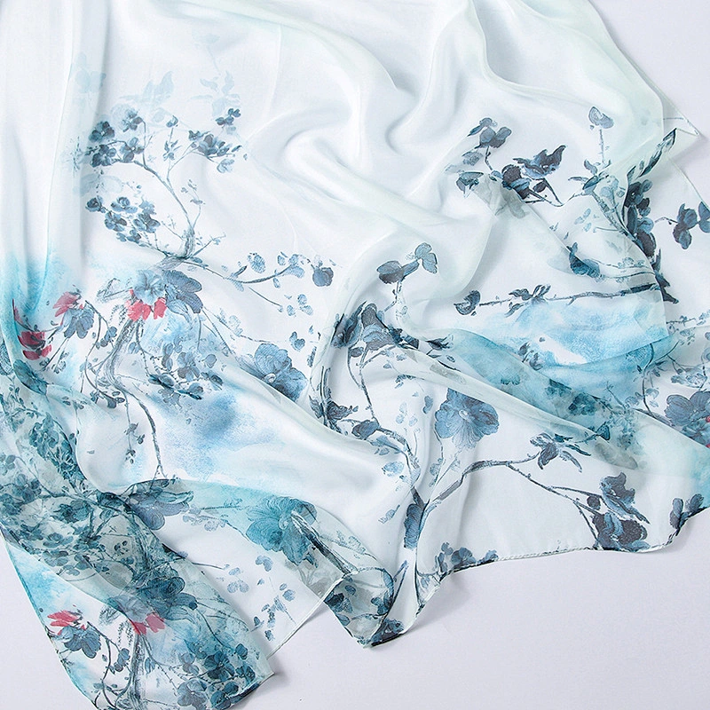 Silver silk scarf hijab fashion arabic scarfs silk scarf in delhi