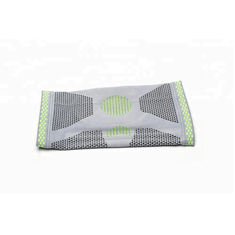 Sports Compression Knee Sleeve with silicone pad