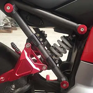 CNC aluminum electric motorcycle frame plug kits for SOCO