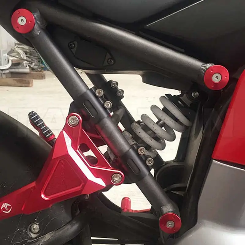 CNC aluminum electric motorcycle frame plug kits for SOCO
