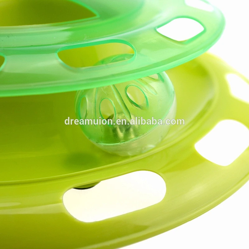 Pet Dog Cat Kitten Interactive Turntable Toy, Treat /Food Dispenser Brand New