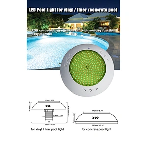 12w rgb color changing led underwater waterfall pool light for vinyl liner fiberglass swimming pool