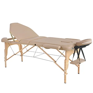Wooden folding massage bed With High density foam and ceragem price