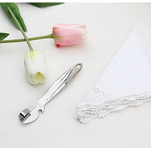 Convenient Stainless Steel Wooden Metal Bottle Opener