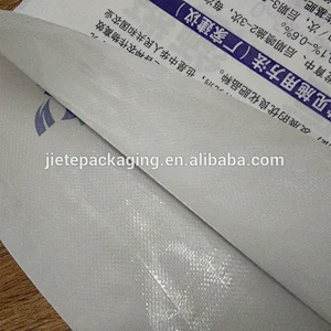 25kg white plastic pp woven fertilizer bag for packing monopotassium phosphate