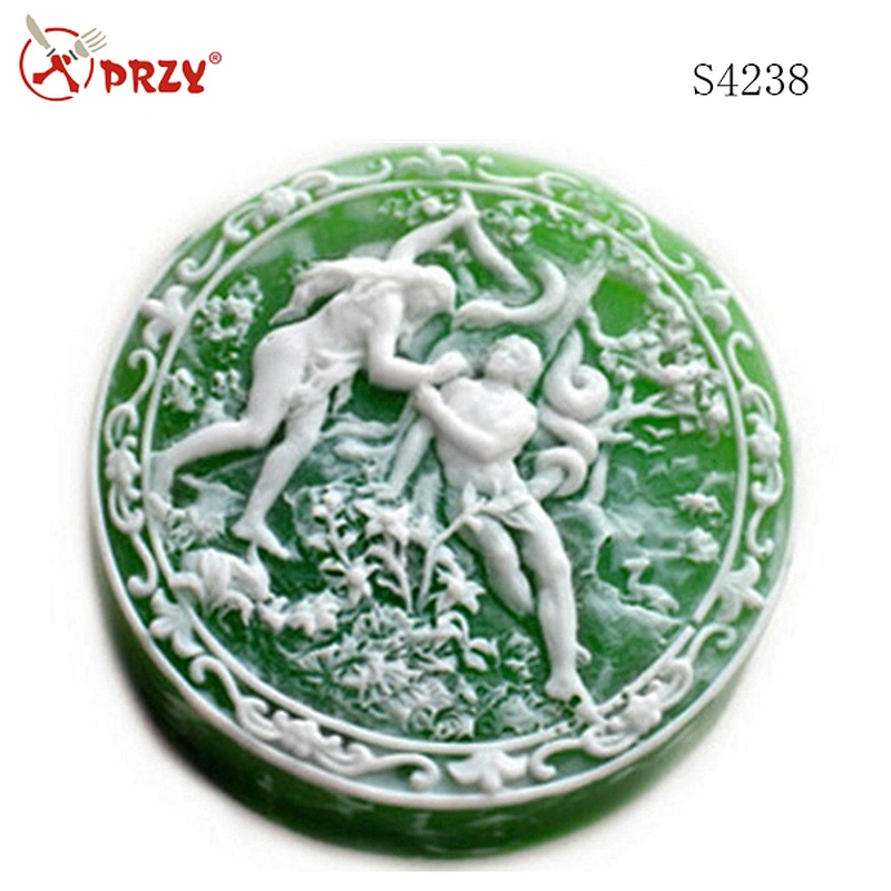 S4238 PRZY Soap with the Serpent and the Tree of Knowledge in the Garden of Eden