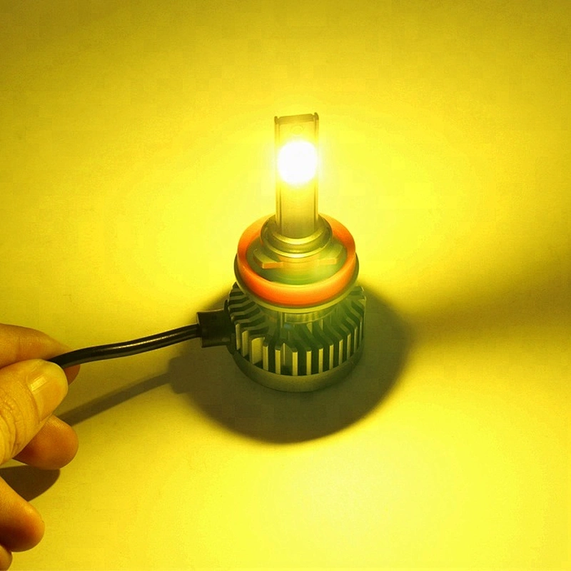 Mini A2 Car Headlight Bulb H11 H8 H9 Yellow Fog Lights