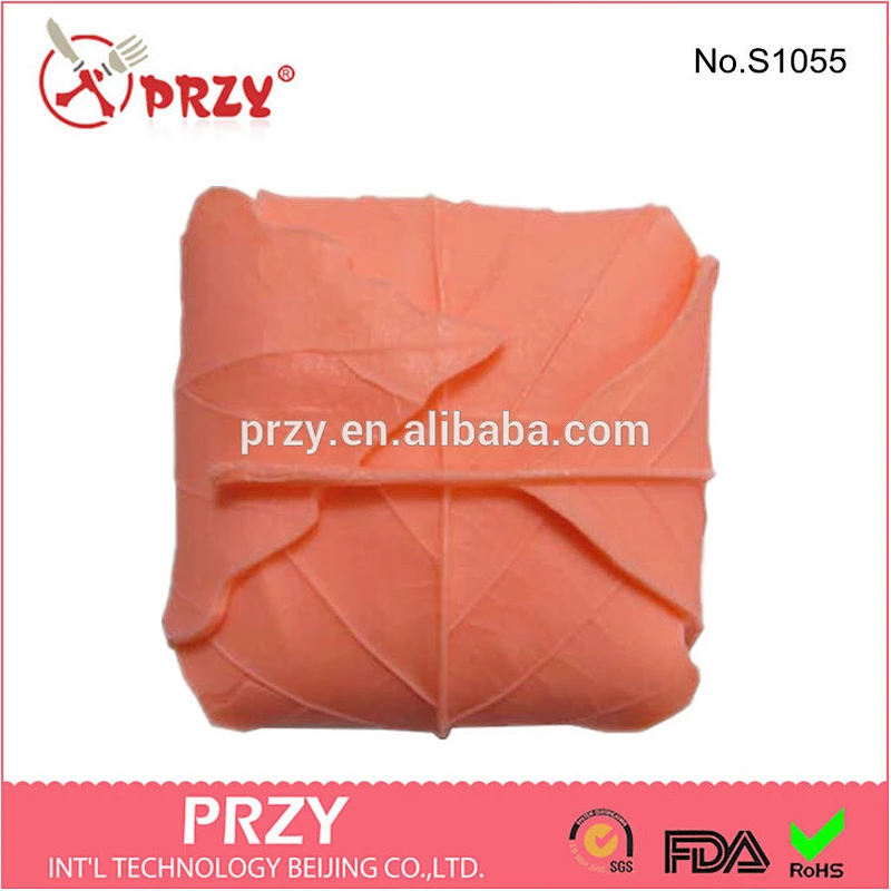 S1055 PRZY Leaf silicone soap molds