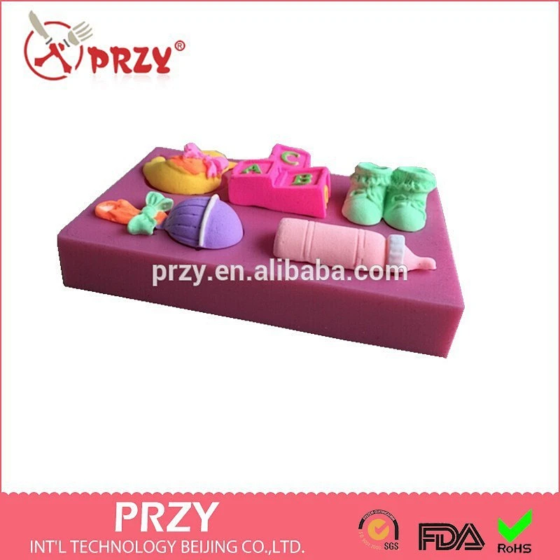 PRZY Baby products silicone mold Fondant cake decoration mold