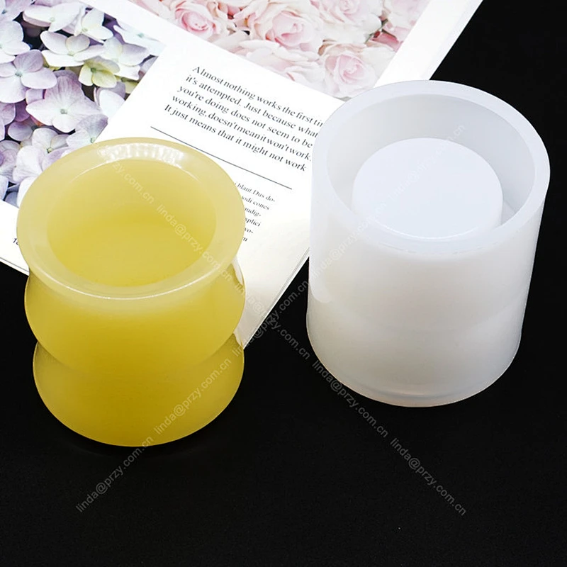 Pen holder molds crystal Epoxy mould creative table pen decoration container Mold