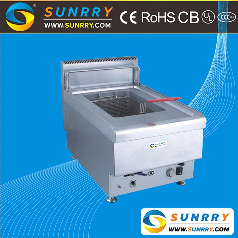Commercial Countertop Fast Food Restaurant Equipment 10 Liter Stainless Steel Gas Henny Penny Deep Fryer with CE Approved