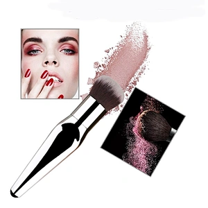 2018 Professional Makeup Brushes private label Cosmetic Foundation Powder Blush Contour Fish Tail single brush