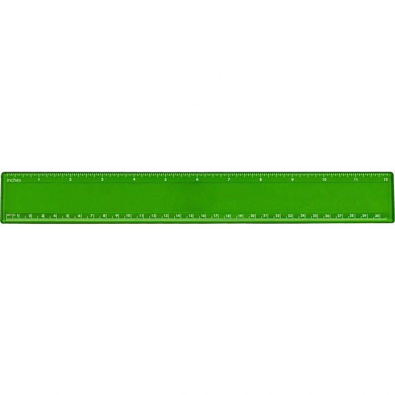 Promotional Business 12 inches Plastic Recycled Ruler