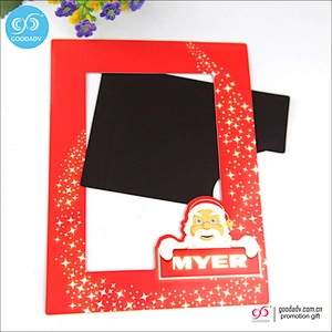 Personalized die -cut promotional custom logo magnetic sexy photo frame
