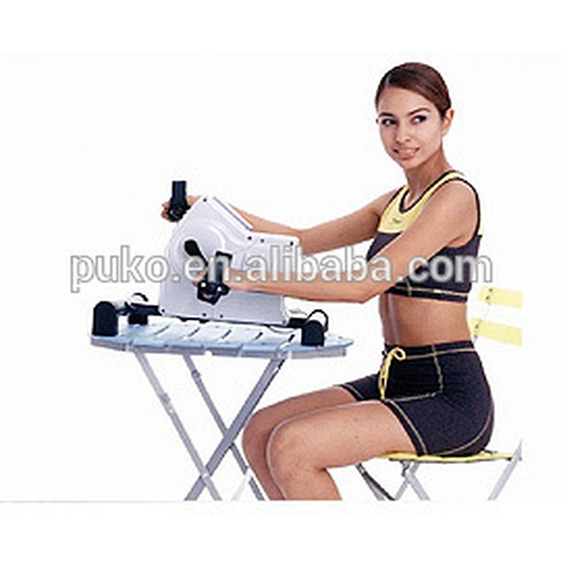 Motorized mini exercise bike efficient aerobic training machine