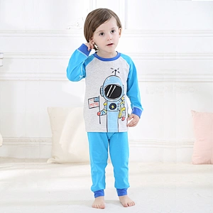 wholesale baby kids clothing Pyjamas long sleeve baby boy coton clothing 2pcs set children clothing sleepwear
