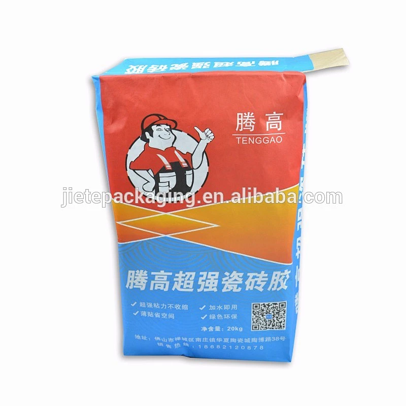 20kg kraft paper cement bag size with valve port