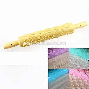 Fondant Cookies stamp Rolling Pin Embossing High Quality