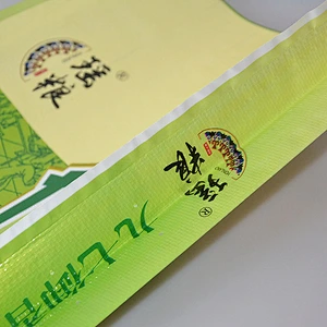 Wenzhou manufacture 25 kg of woven bags for rice, flour packaging