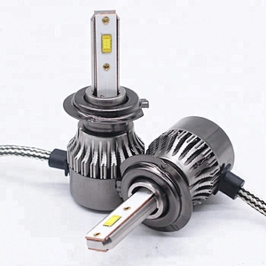 Lightech k3s 12V 24V Car auto lamp H16 H10 880 881 H1 H3 H11 9005 9006 HB3 HB4 9012 55W 6000Lm Mini LED H7 Head lights bulb