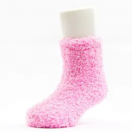 baby colorful double cuff pompoms thick cotton winter socks
