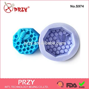 Honeycomb silicone soap molds