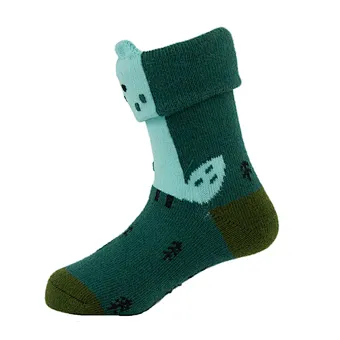 High Quality Kids 3D Cartoon Tube Knitting Jacquard Turn Over Lovely Animal  Socks