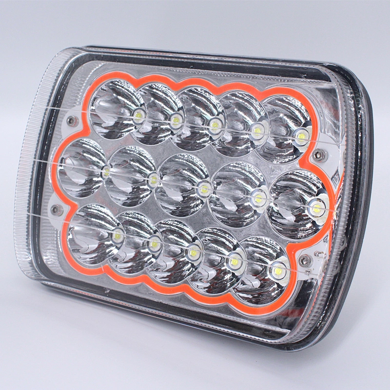 Lightech 45w Hi Lo Beam Led 5x7inch Led Work Headlight For Jeep Truck