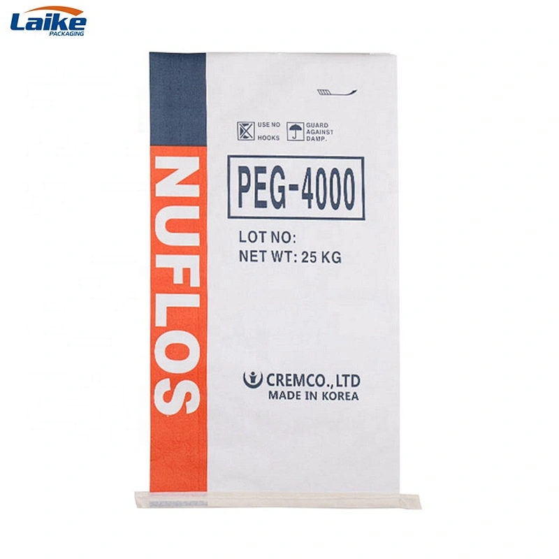 25kg 50kg bopp laminated  pp woven plastic fertilizer packaging bag with PE  liner bag
