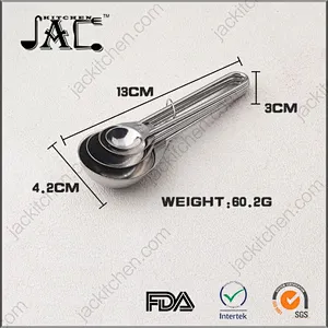 Hot Selling 2017 Amazon Stainless Steel Bulk Measuring Spoons