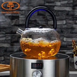 2018new product glass tea pot with high quality borosilicate