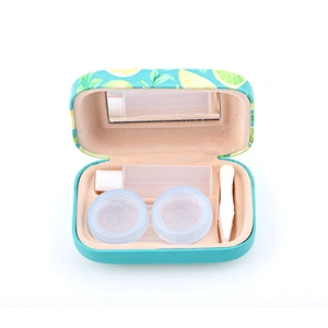 Flamingos Fruit Stria Eyeglasses Case Contact Lens Cases