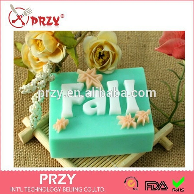 Fall handmade silicone soap mold silicone chocolate mould