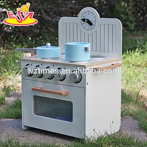 2018 venta al por mayor de los niños de madera juguetes de cocina para fingir W10C213
