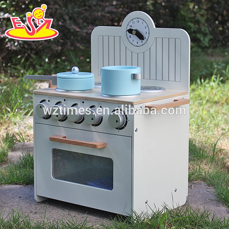 2018 venta al por mayor de los niños de madera juguetes de cocina para fingir W10C213