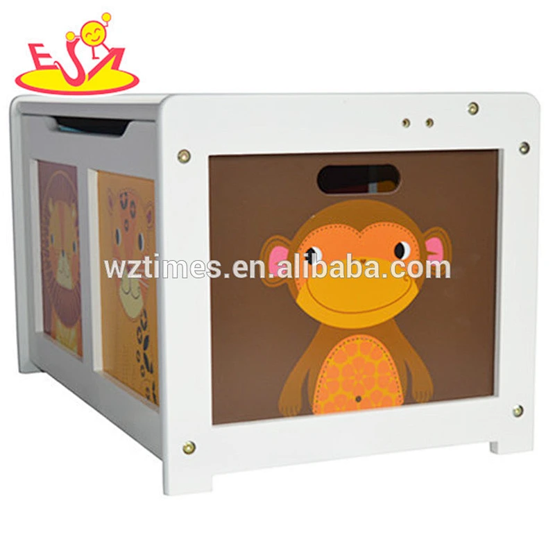 wholesale hottest sale kids wooden storage box high quality children wooden storage box W08C138
