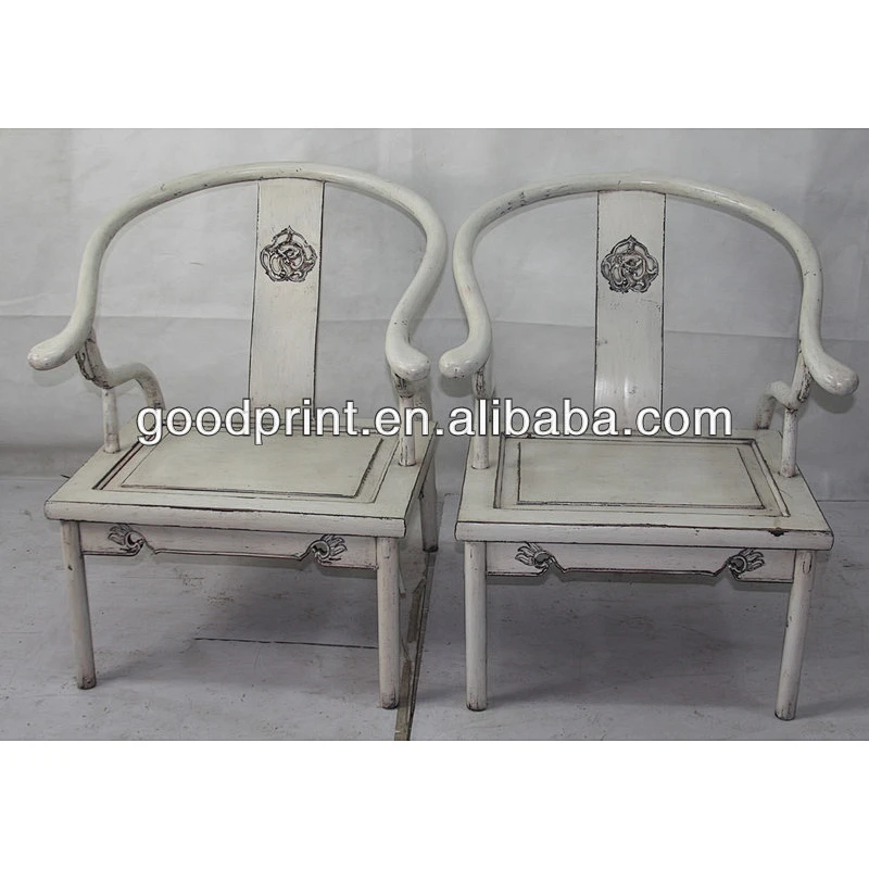 Wood Antique style cross back wedding dining chairs in dining room