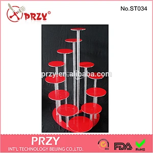 PRZY ST034 wedding acrylic cake stands
